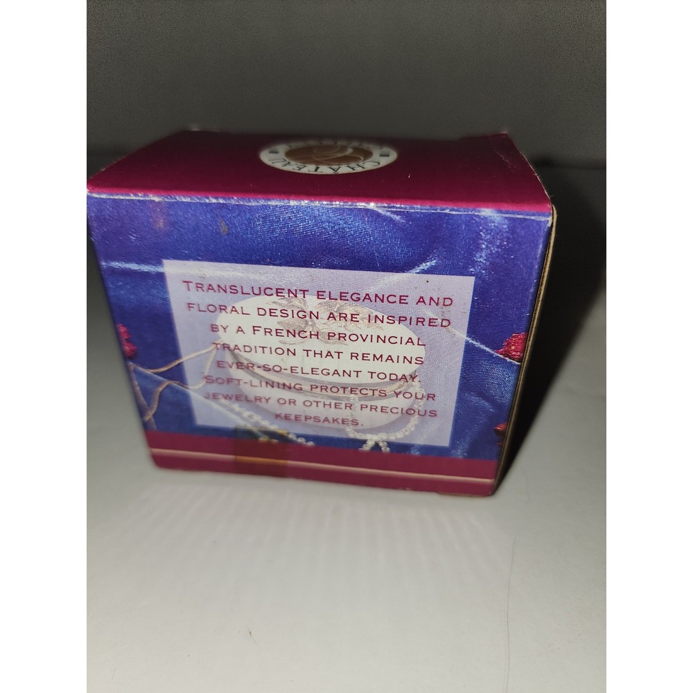 NOS‎ Vintage Floral Motif Vanity Box New - Picture 6 of 6